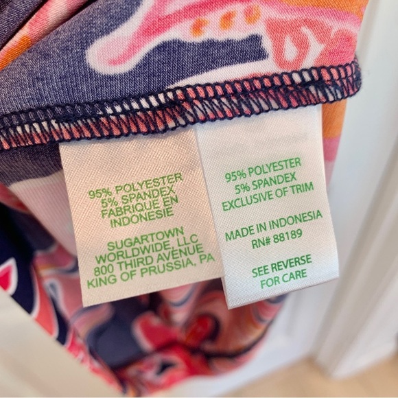 Lilly Pulitzer Lucia Via Sunny Engineered Floral Hibiscus Sheath Dress - Picture 15 of 16